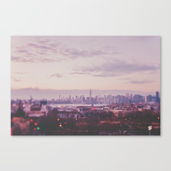 A magical evening Canvas Print