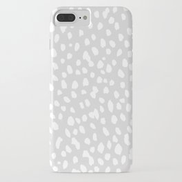 Dalmatian in White and Gray iPhone Case