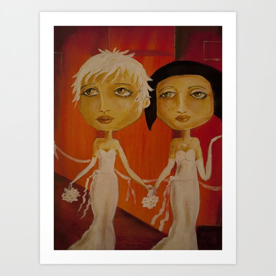 Going to the Chapel Art Print