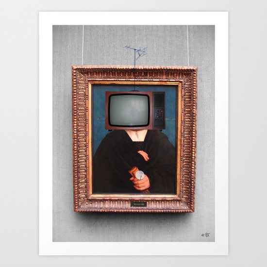 The Painting Collection TV Collage Art Print