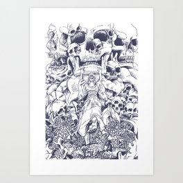 Herbology of fear. The fruit Art Print