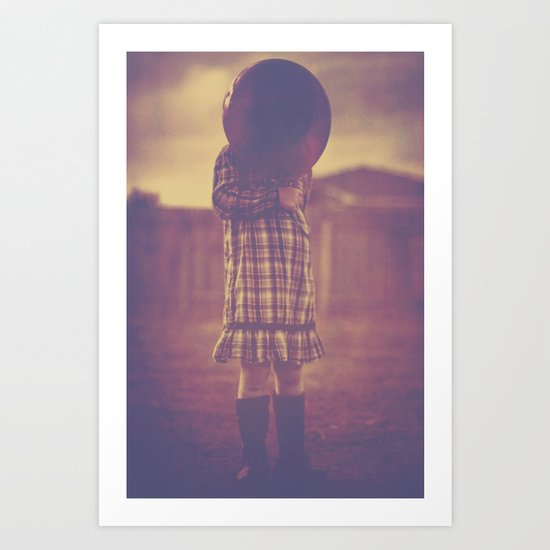 Balloon Girl Art Print