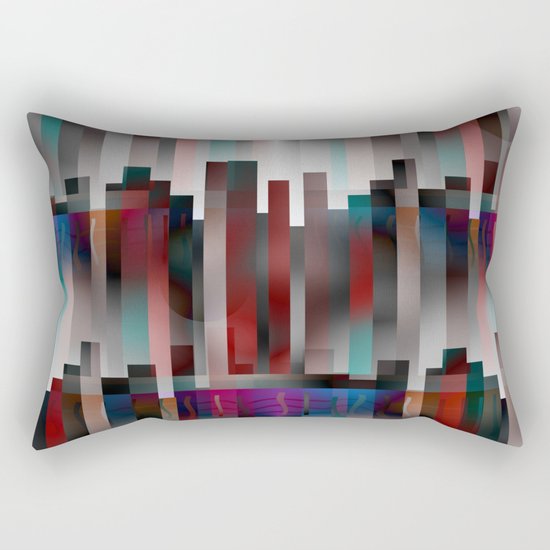 IIIuminated City Rectangular Pillow