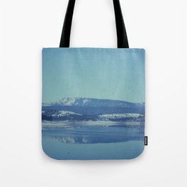 Winter Lake Tote Bag