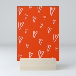 Heart Doodles 2 Mini Art Print