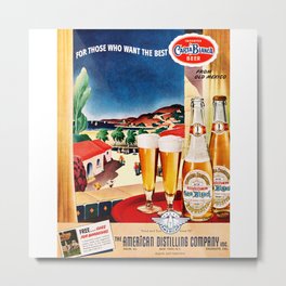 Carta Blanca Beer Metal Print | Vintagebeer, Lover, Carta, Vintage, American, Brewery, Stout, Beerformen, Beerlover, Beerbrands 