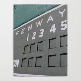 Fenwall -- Boston Fenway Park Wall, Green Monster, Red Sox Poster