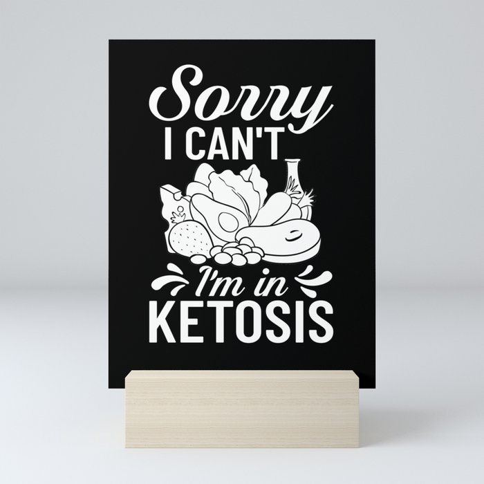 Keto Diet Ketogenic Recipes Snack Bread Mini Art Print