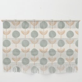 Sunshine pops - neutral blue, beige and off-white Wall Hanging
