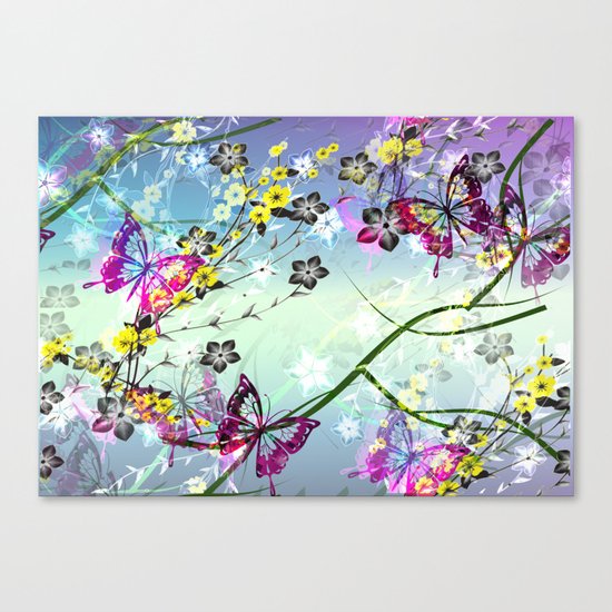 Floral Fantasy Canvas Print