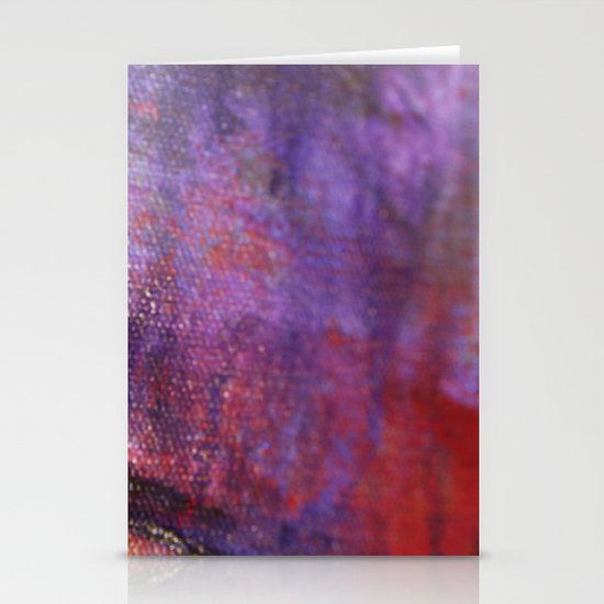 Red Vastness Stationery Cards