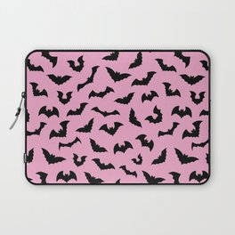 Pastel goth pink bats spooky Laptop Sleeve