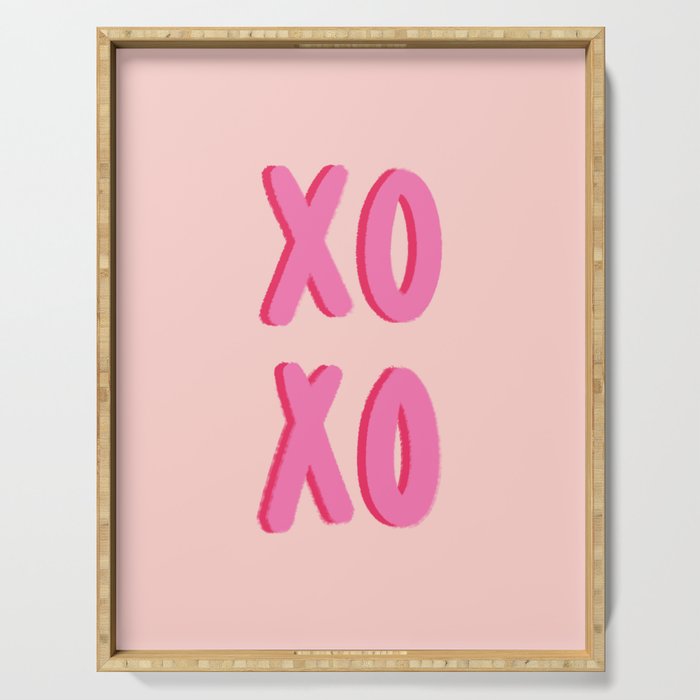 XOXO Minimal Pop Art Serving Tray
