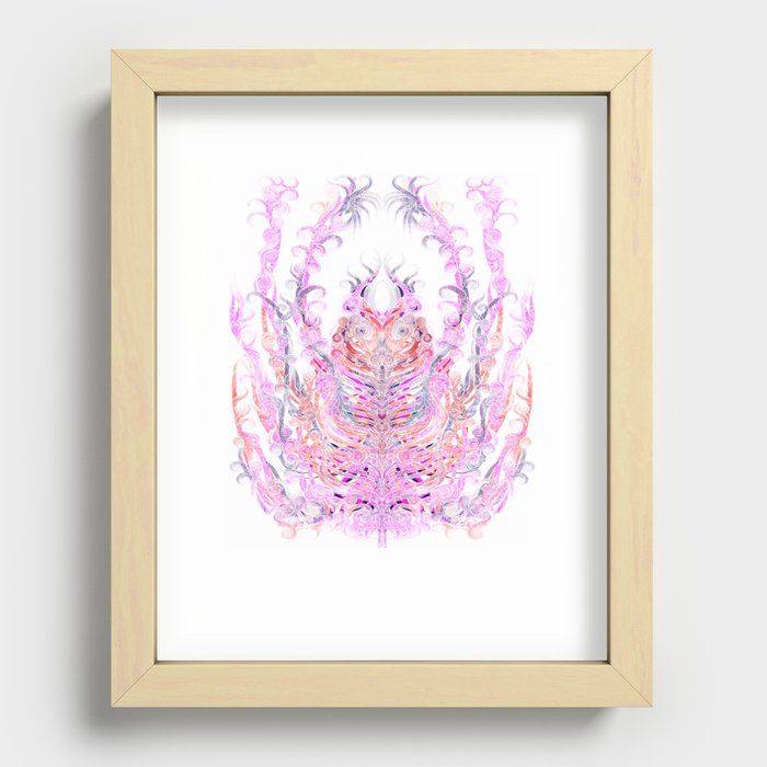 Pink Spider 2015 Recessed Framed Print