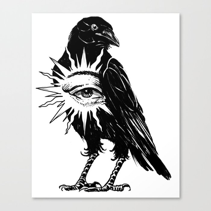 Crow Canvas Print