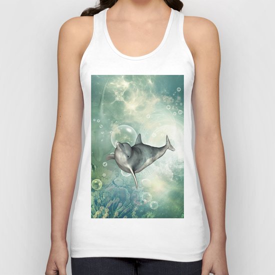 Dolphin Unisex Tank Top