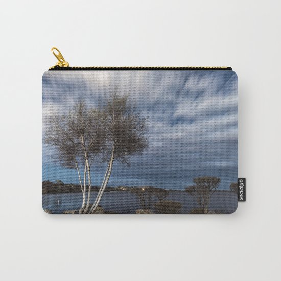 Birch tree by the pond Carry-All Pouch