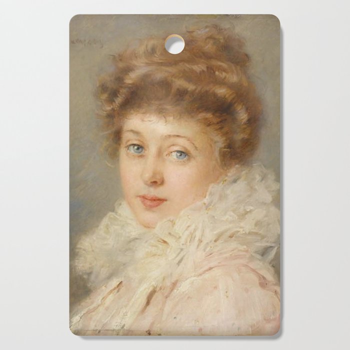 Portrait of a very elegant lady - Matrovsky Cutting Board