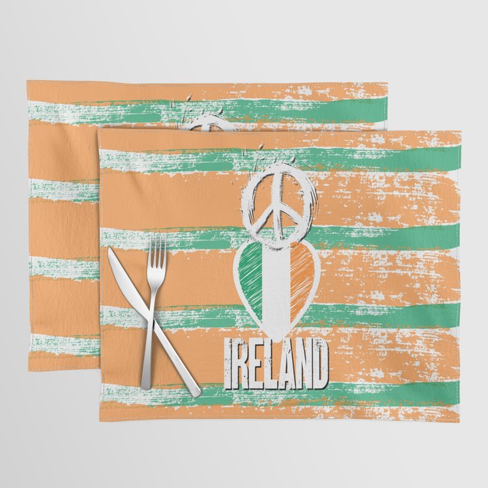 Peace, Love, Ireland Placemat