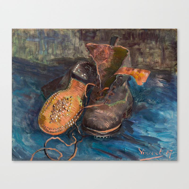 van gogh boots print