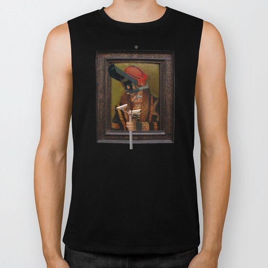 The Painting Collection Camera Collage Biker Tank