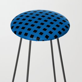 Blue Gingham - 27 Counter Stool