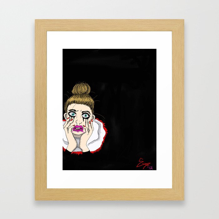 You're A Clown! Framed Art Print