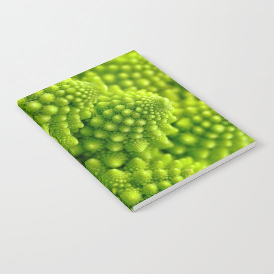 Macro Romanesco Broccoli Notebook