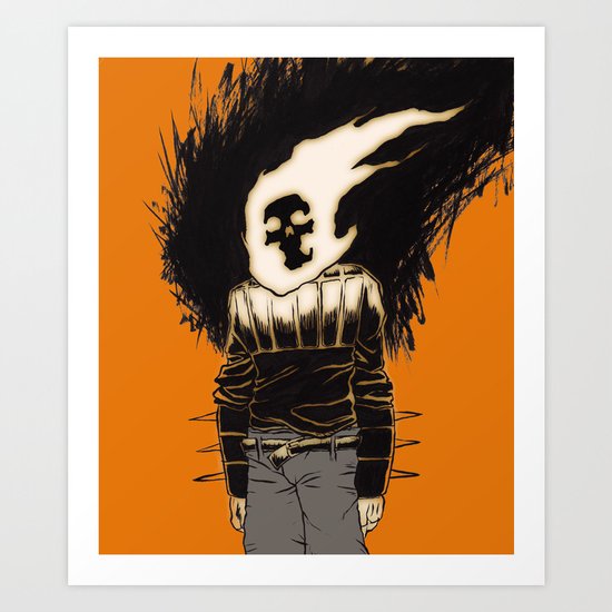 the rider Art Print
