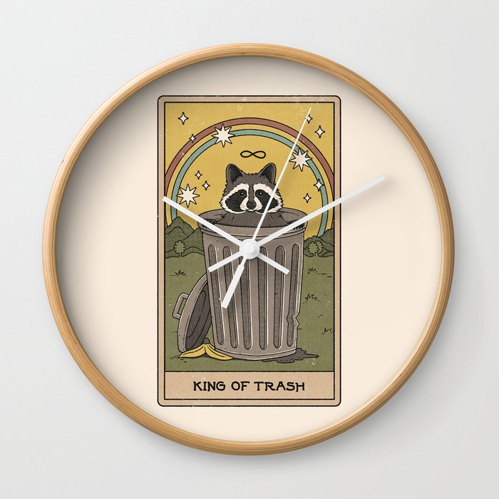 King of Trash Wall Clock