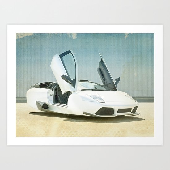 Hover car Art Print