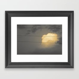Cloud Framed Art Print