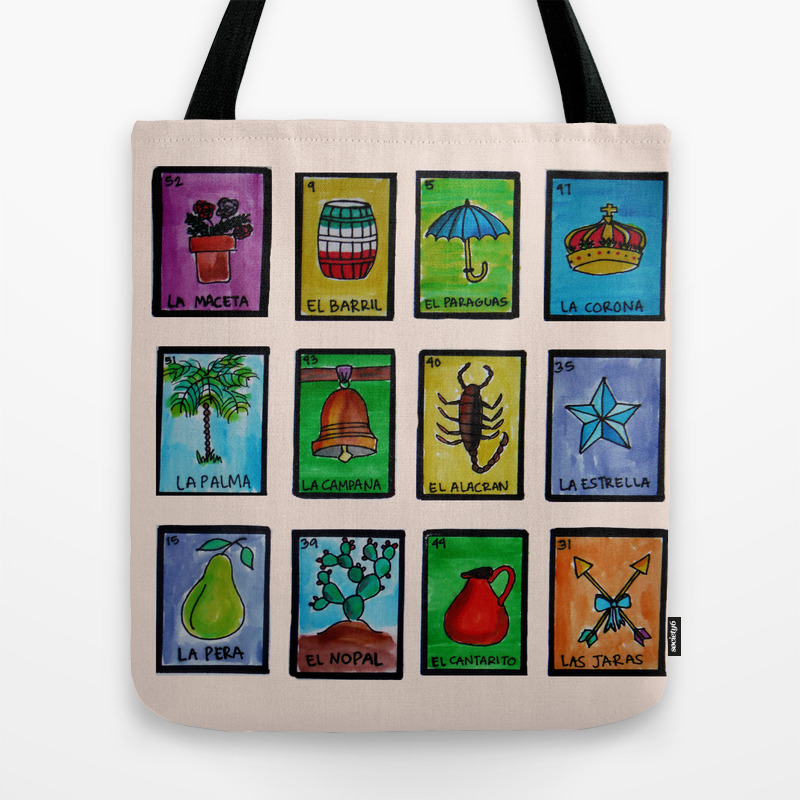 loteria tote bag