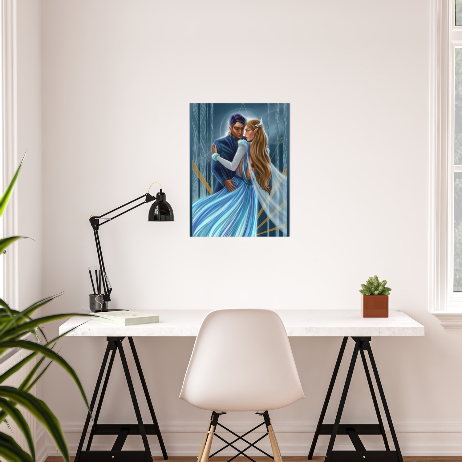 Starlight Feyre And Rhys Poster By Dianulala Society6 If feyre is being honest, she is actually incredibly excited for tonight. starlight feyre and rhys poster by dianulala