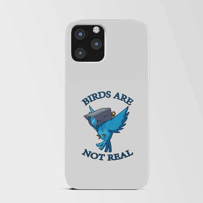 Birds Are Not Real Funny Bird Spies Conspiracy Theory Birds iPhone Card Case