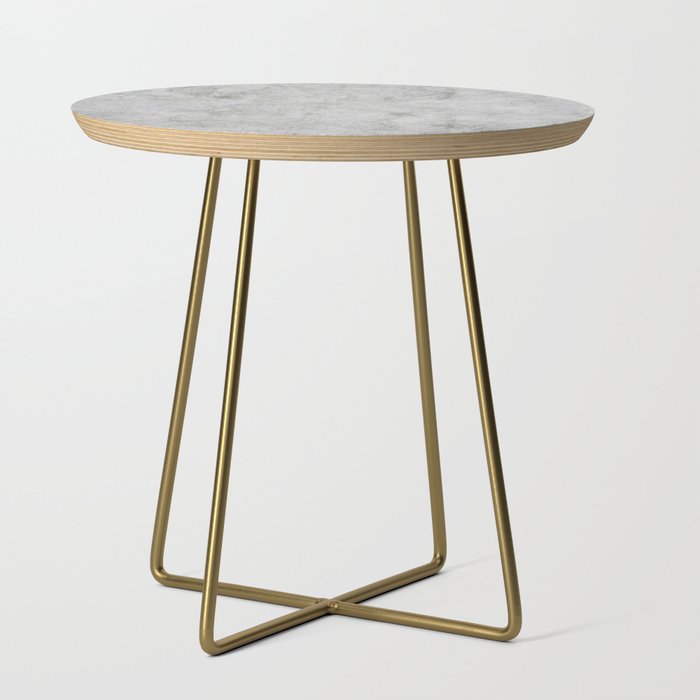 Concrete background gray classic design Side Table