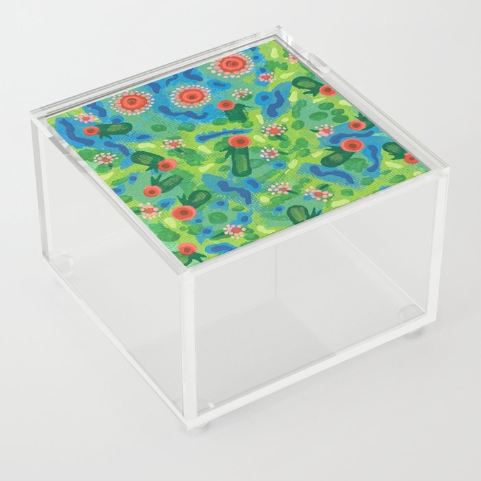 Fairytale Flowers Acrylic Box