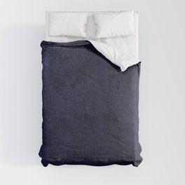 Dark blue abstract paper texture background design Comforter