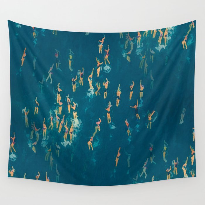 Lapping Waves Wall Tapestry