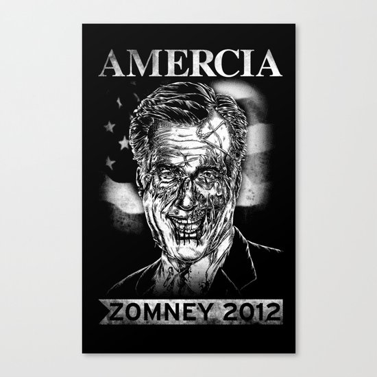 Zomney for Amercia Canvas Print