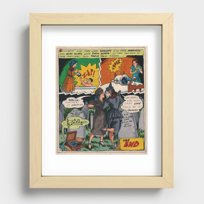 Love and Arsenic Recessed Framed Print