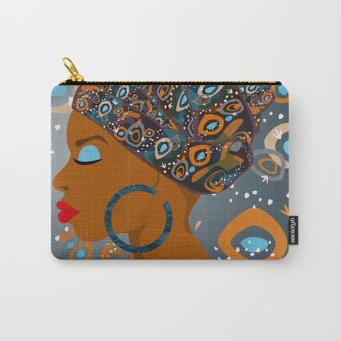 African Woman Carry-All Pouch