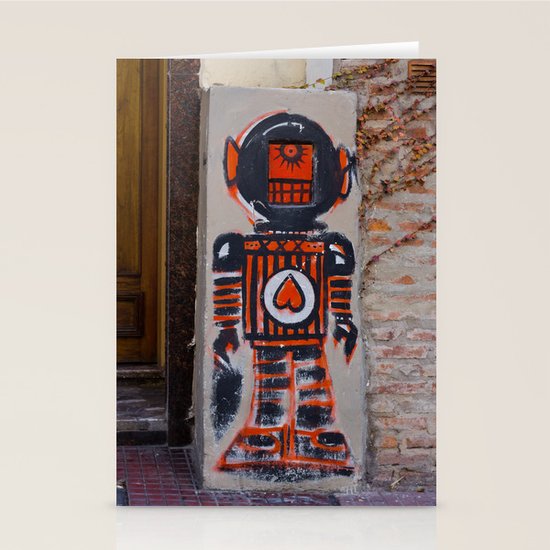 Robot Stationery Cards
