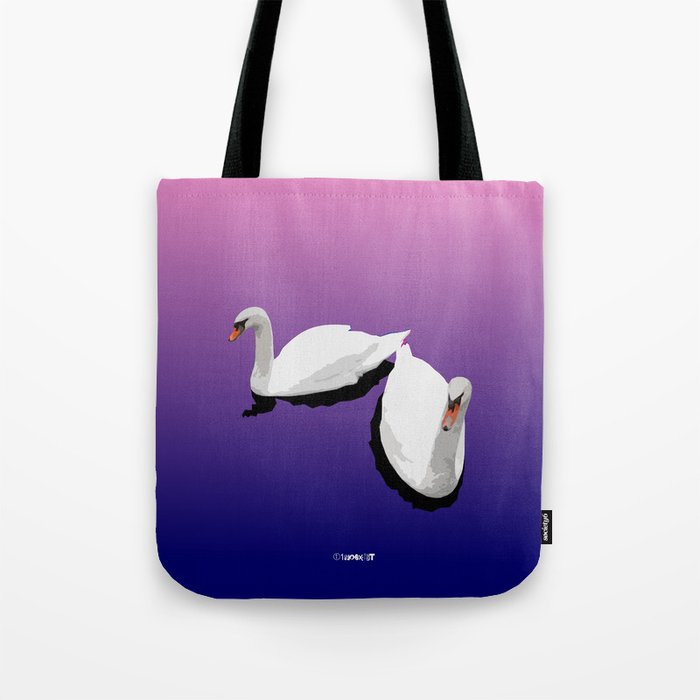 Two Swans Tote Bag