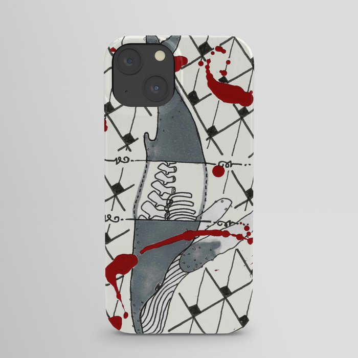 Whale inside and out iPhone Case