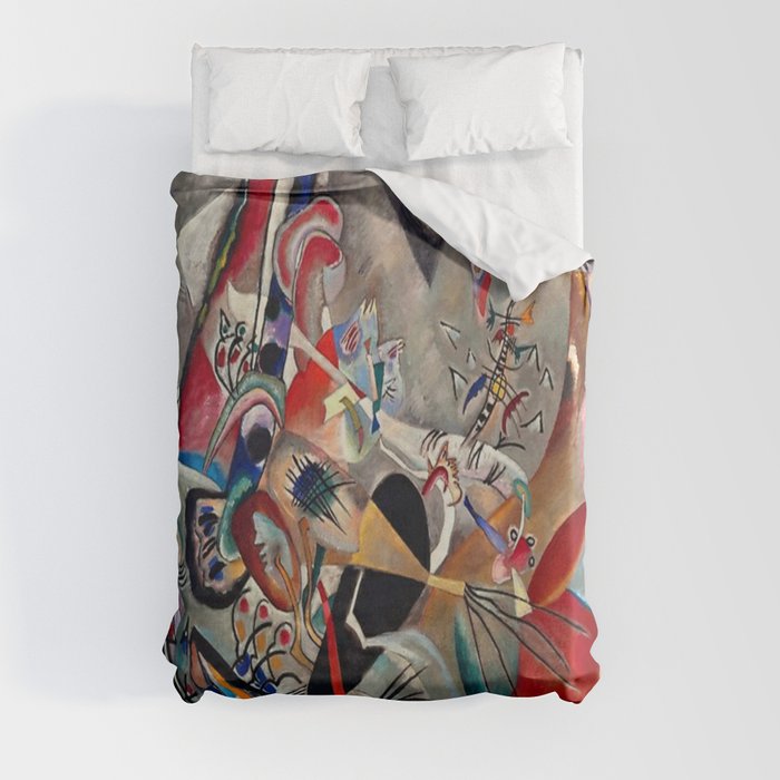 Wassily Kandinsky In the Grey, 1919  Duvet Cover