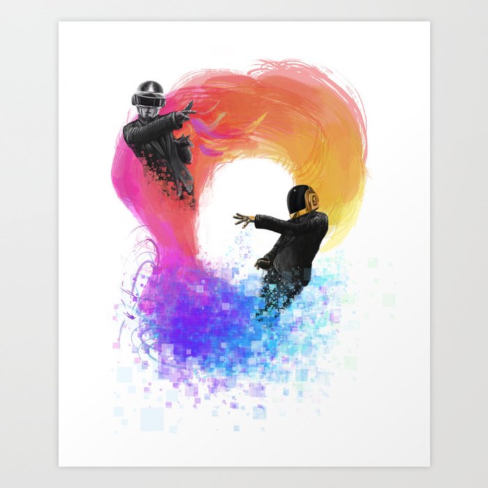 Daft Punk - I Remember Touch Art Print by shetan1992 ...