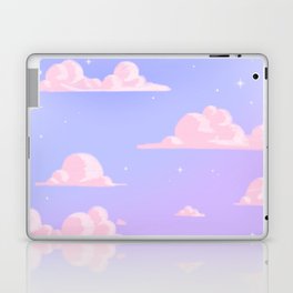 Pink Clouds Purple Sky Lo Fi Laptop Skin
