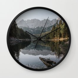 Lake View - Landscape and Nature Photography Wall Clock