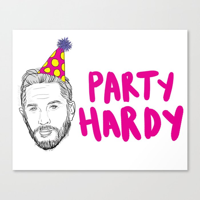 party (tom) hardy Canvas Print